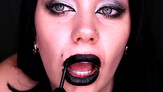 Lady in black lipnosis JOI