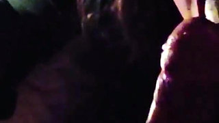 Smoking blowjob in the dark