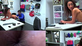 Young ebony damsel receives hard assfuck punishment