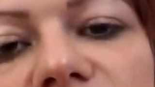 Beautiful Redhead Fucked Doggy Style and Cumshot on Small Tits