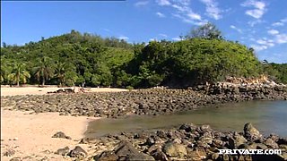 Jamie Brooks Gets Way More than Sand in Her Vagina on the Beach - Private Porn Sex Videos