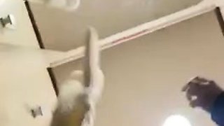 I touch myself in a fitting room