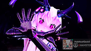 Yukari Succubus Roki Halloween mmd r18 dance 3d hentai ahegao milf bdsm