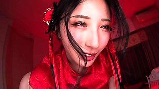 Natural Boobs Babe POV Blowjob