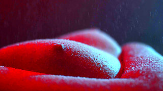 Snow Falling On My Tits And Pussy - Softcore Christmas Tease Closeup