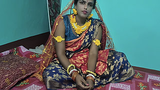 Sona bhabhi First night  with brother-in-law before husband comes