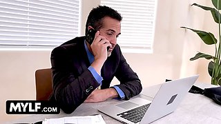 Concept: power snatch by mylf labs featuring lindsey lakes - fresh manager cougar dominates her staff