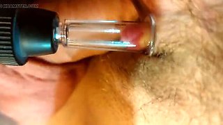 Clit Pumping 218: Hairy POV Close-Up with Hardcore Housewife