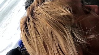 Tinder Date - BEACH QUICKIE - Creampie - Cherry Kiss