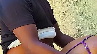 Missed Flight - Here's Why - Big Ass Ex-girlfriend Asks Me to Fuck Her One Last Time in an Abandoned Wreck House Outdoor