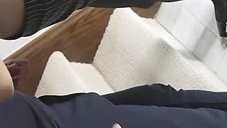 Company Secretary Having Sex with Client on the Stairs