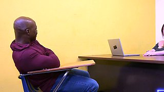 Hot Ass Hollywood - Cheating Creampie in the Classroom