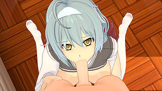 My friend likes it when I fuck her while she's tied up in the infirmary - Shinmai Maou NTR testament 5
