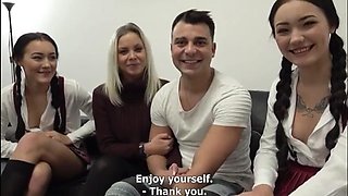 European Orgy 007: Blowjob, Big Tits  Babe Porn