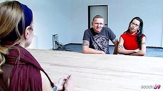 Blonde MILF Alysha Laine Endures Relentless Big-Cock Pounding from Stefan Dolenga in Boss