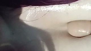 Hot Young MILF Playing with a Big Cock Dildo