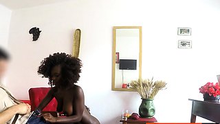 This EBONY AMATEUR had told her BF no ANAL