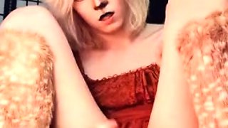 Onyushka Masturbates In Costume