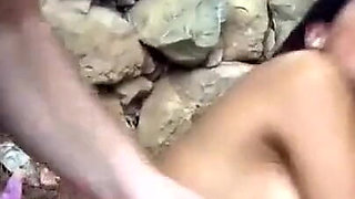 Anal fuck in nature for big ass tattooed babe