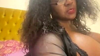 Giant Black BBW Striptease