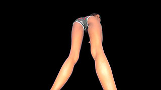 Ebony Giantess Vol. 4 - Petite Ebony Cowgirl Spit & Squirt