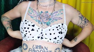 Dominatrix Nikas Femdom Desire Sparks Passionate Breast Worship and Nipple Licking to