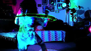 Neon Raver Lays a Clutch of Eggs in Uv Then Pushes Them All Out and Pisses: Ovipositor and Egg Play Seduction