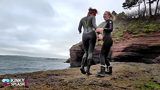 Wetsuit Lifejacket Fashion Show with Lucy & Zoe