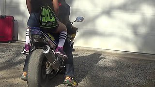 Don Whoe gets so much pussy on his motorcycle