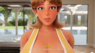 Mansion Days TABOO Hentai Game Ep.2 CAUGHT with a HUGE BONER by my STEP MOM in the kitchen !