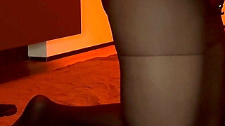 Gentle Pegging at Fireplace