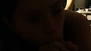 SEXY ASIAN LATINA WIFE SUCKING MY DICK ON OUR HONEYMOON -