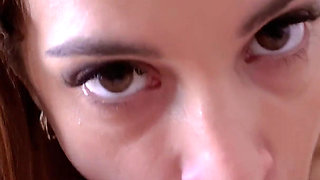 Before Going to the New Year's Eve Party, She Ate a Dick