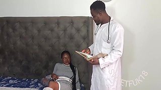 I Feel Like Falling Sick Everyday This Doctor Really Knows How To Handle My Young Pussy I Cant Get Enough Of This Black Cork