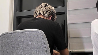 Horny Asian Teacher with a Big Ass Gets Cum on Her Pantyhose Miuzxc