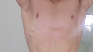 Walking on Treadmill Nude