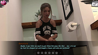 Burning Boundaries 5: Lara's After Shower Handjob on Mike, Stepdaughter Watches