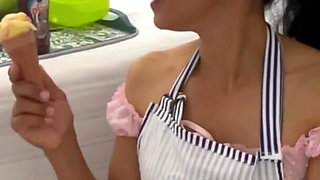 Sneaky Peak Sundae School Including: Blindfold, Sit on Face, Food Fetish, Fingering