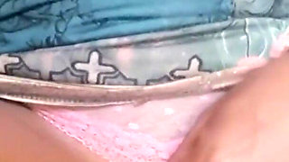 Hot Blonde Rubbing Her Pussy Untill She Orgasms