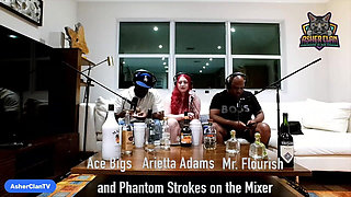 Adult Star Podcast with Arietta Adams Hosted by Mrflourish and Ace Bigs