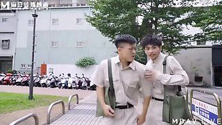 MD-0160 Shen Na Na Song Nan Yi Big Tits Asian Uncensored Blowjob Doggy Style College Babe HD
