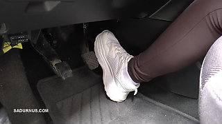Mistress Jenna Exercises Power Over His Car