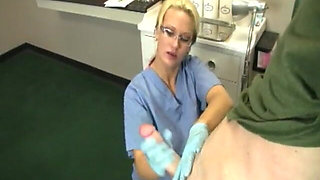 Horny Nurse Gets Wet by Young Patient