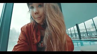 DaringKiara Hotel Spa Fuck - Stunning Asian Babe Masturbates Outdoor 4K
