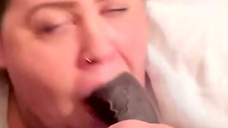 Step Sister Sloppy Blowjob and BBC Worship with Cum in Mouth Facial