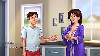 Xrgamers Debbie Kisses Anon After Summer Saga Hentai