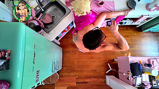 Bts Petite Blonde Big Boobs Kitchen Cumshot 4K