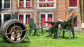 Predicament - Endurance - Slave Locked in Barrel Used as Human Toilet (233)