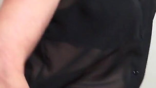 Super Hot GILF Lady Sextasy Gives a Strip Tease & Fingers Her Pussy