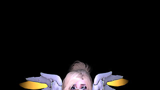 Overwatch Mercy Costume Lap Dance